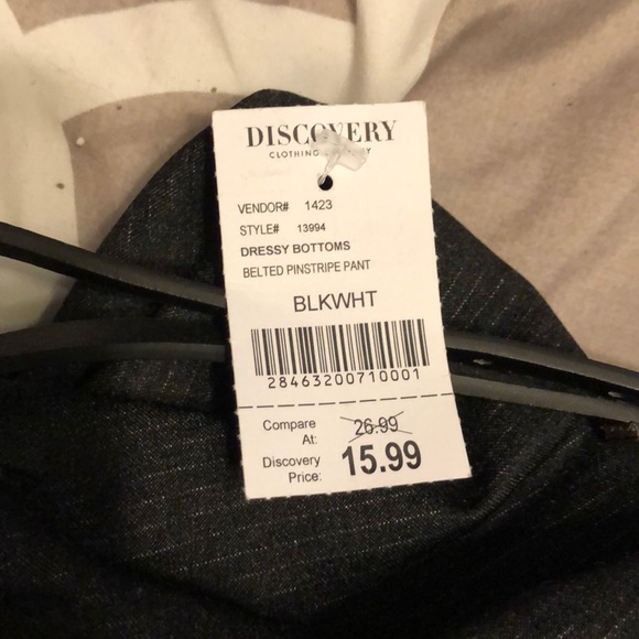 High waisted stretchy business skinny pants size L - Picture 6 of 6